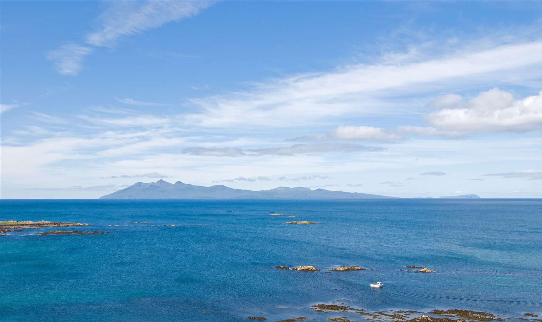 The Isle of Rum lies in the Inner Hebrides (Alamy/PA)