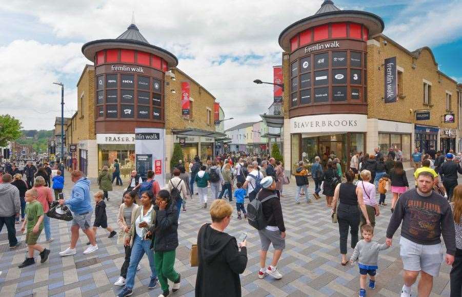 Fremlin Walk shopping centre in Maidstone has been put on the market for £25million. Picture: Knight Frank