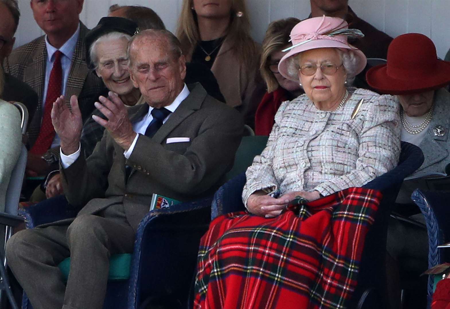 The Duke of Edinburgh and the Queen pictured in 2017 (Andrew Milligan/PA)