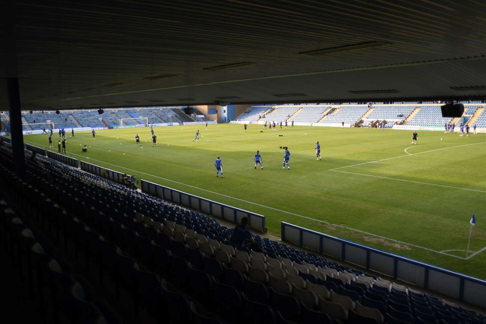 Fans were locked out of Priestfield for the entire 2020/21 season Picture: Barry Goodwin