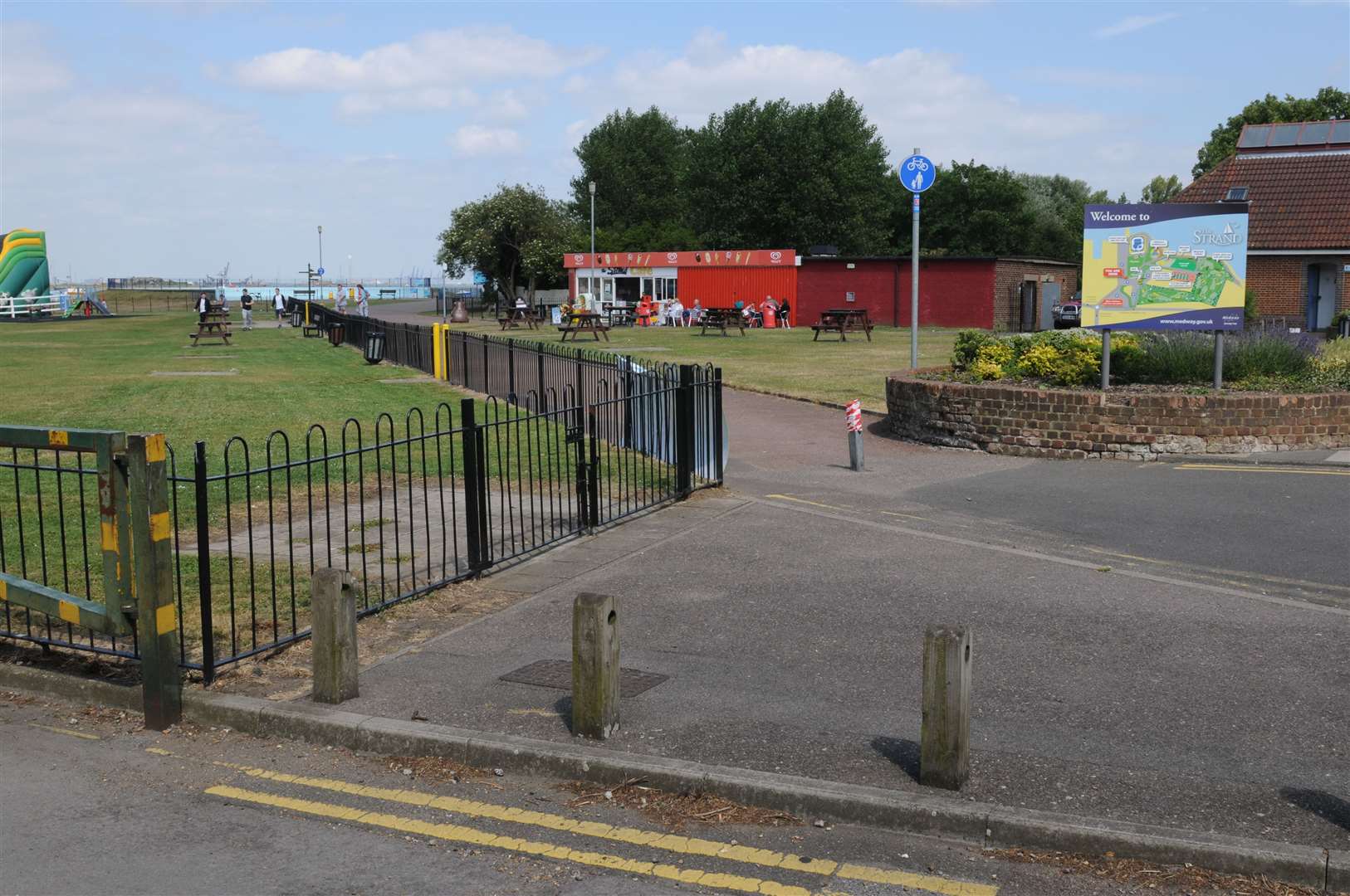 Views of the Strand pool and surrounding areas. Picture: Steve Crispe