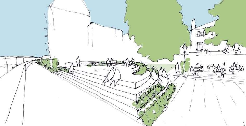 The project will hopefully encourage people to use the gardens. Picture: Hyland Edgar Driver