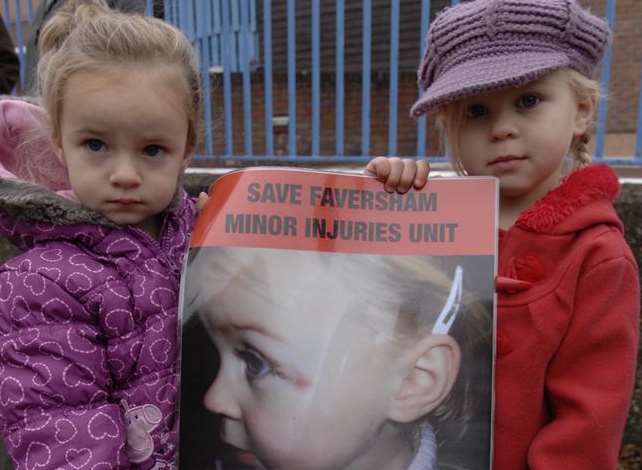 Megan Robinson and Rosalyn Frampton joined the campaign opposed to the closure of the MIU