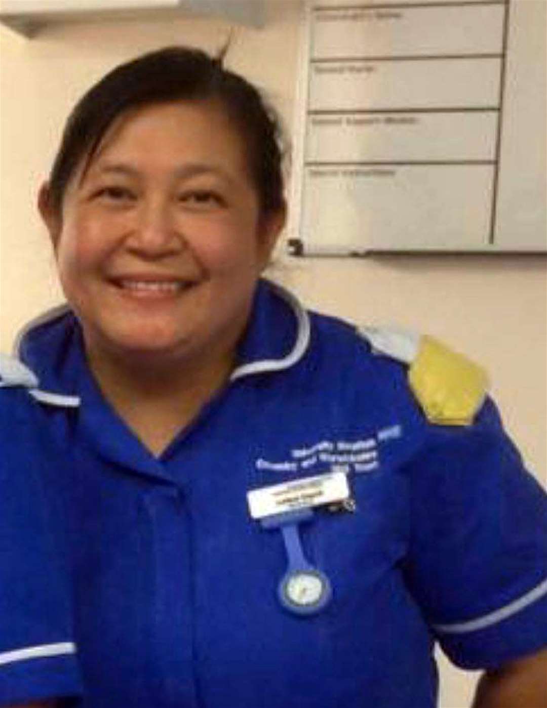 Mr Hammouche described Ms Dayrit as a ‘wonderful nurse’ (Family handout/PA)