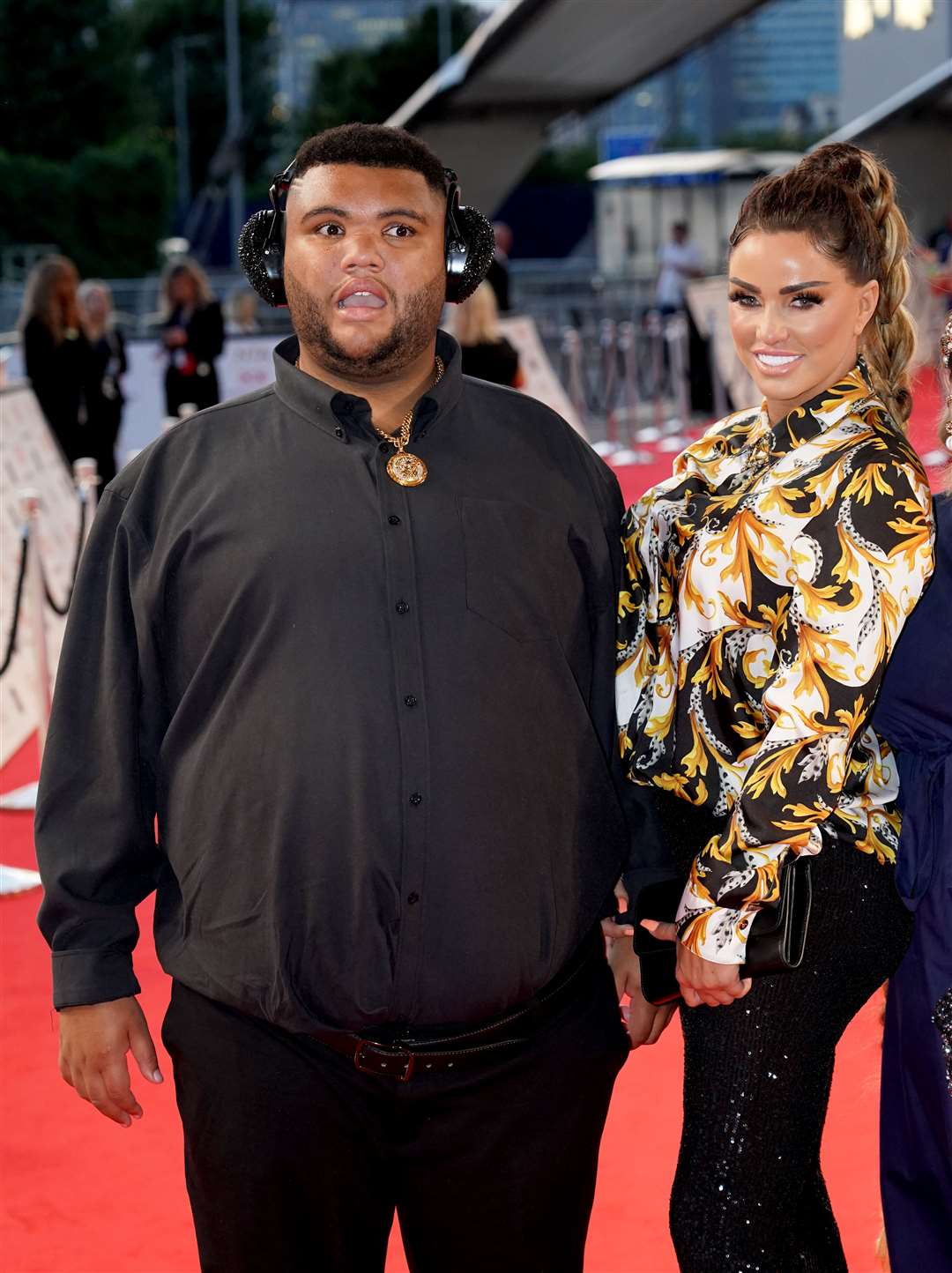 Harvey Price and Katie Price (Ian West/PA)