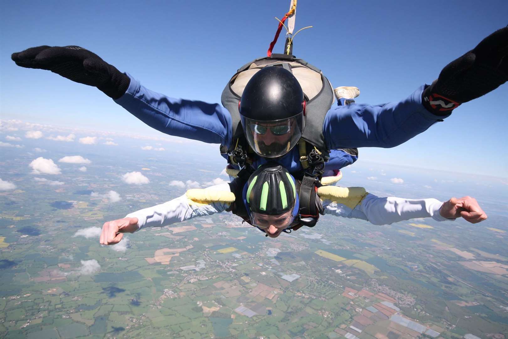 Sian took to the skies on Sunday May 12 for the skydive (10216434)