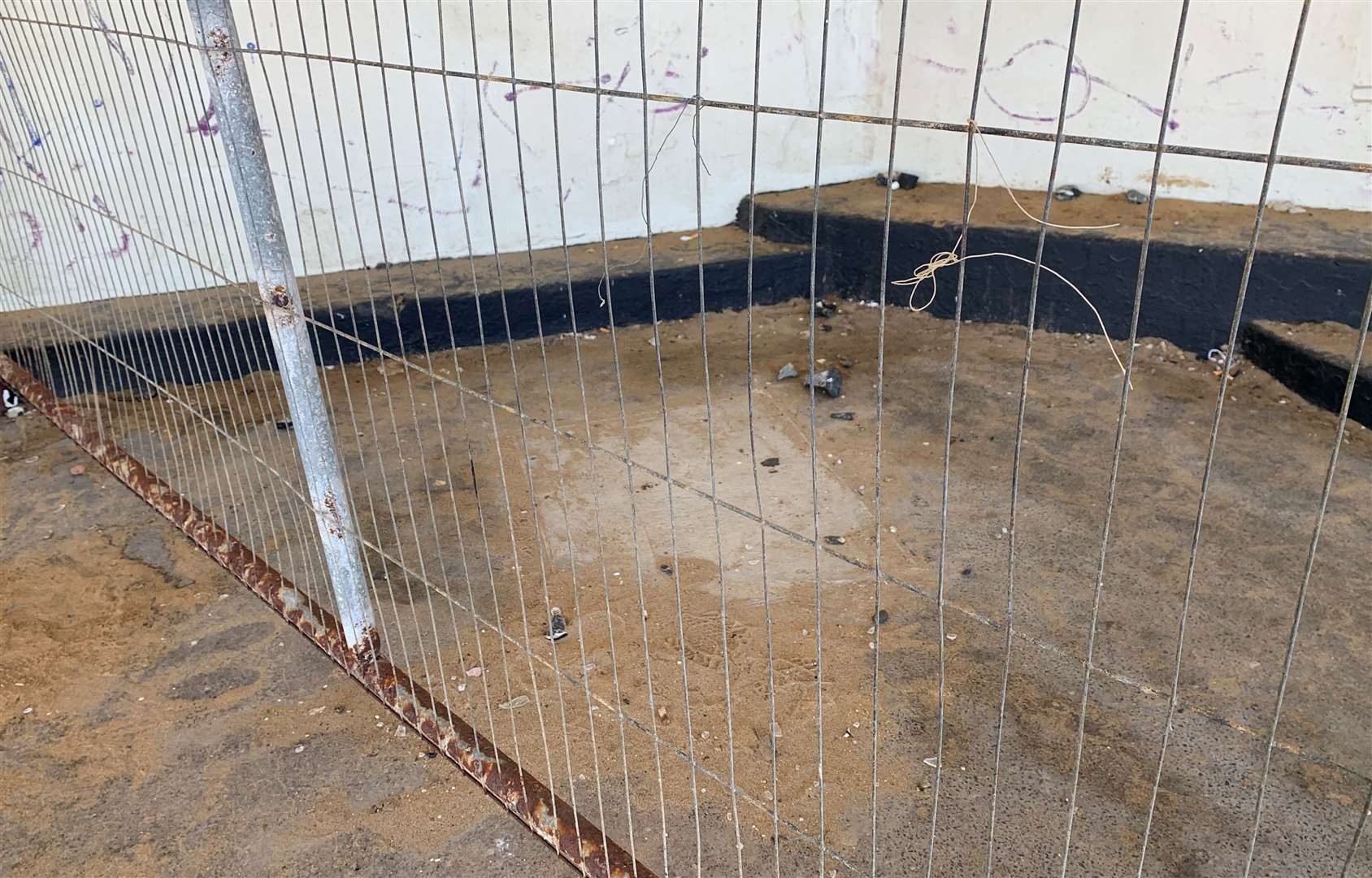 The needle was found beneath sand on an area of concrete at the back of Ramsgate beach