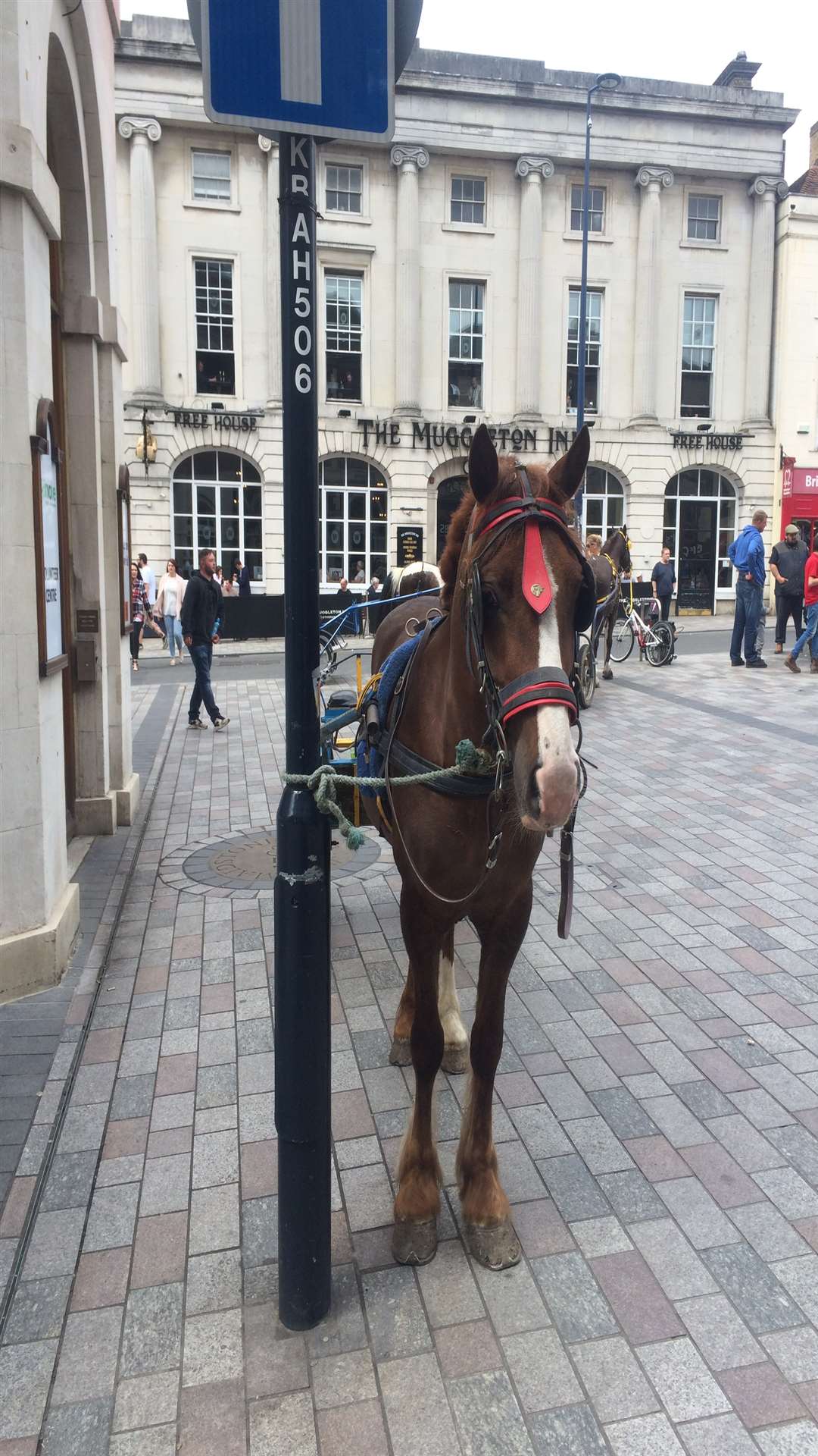 Some of the riders popped into local watering holes