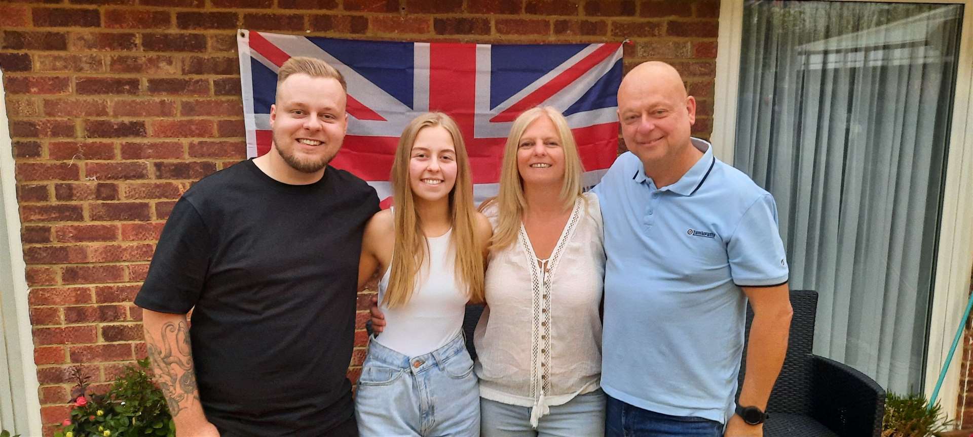 From left: Jorge, Chloe, Louise and Andy Bird. Picture: Andy Bird