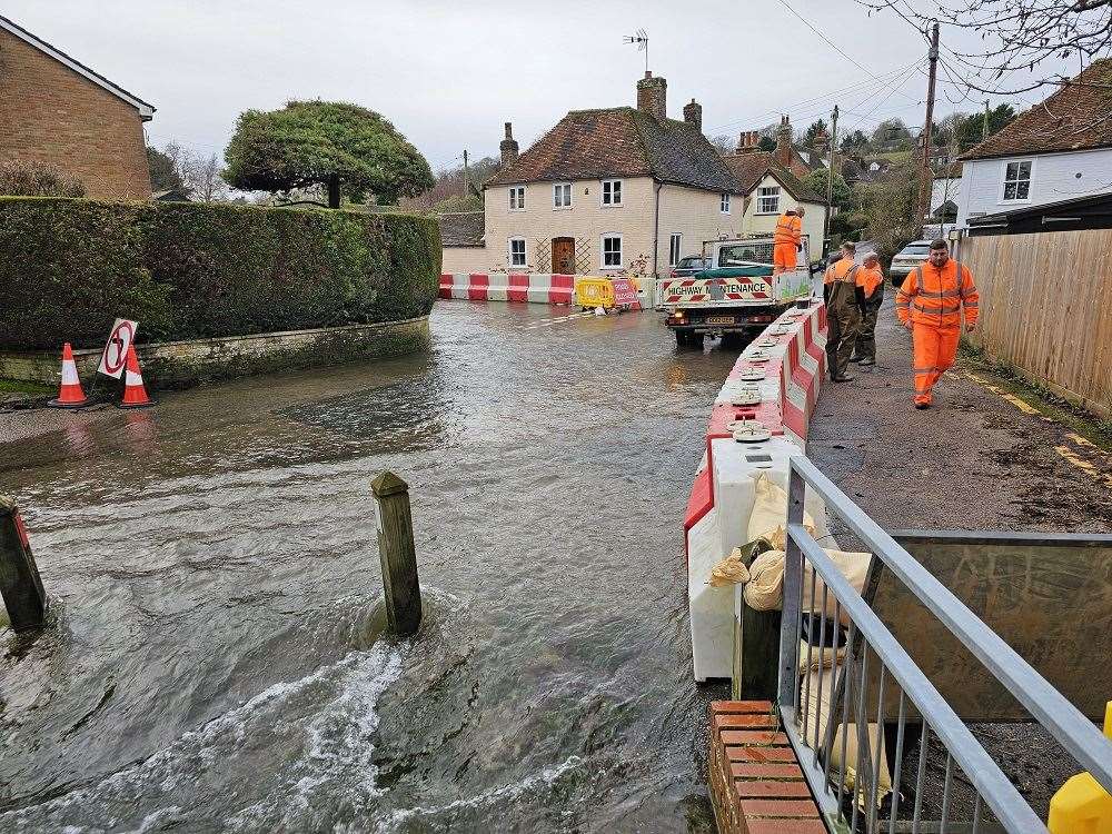 The River Nailbourne is usually dormant. Picture: Canterbury City Council