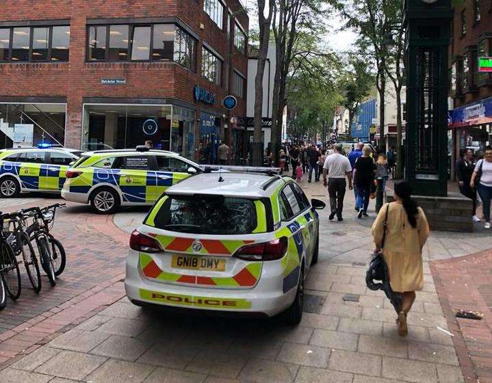 Police on Chatham High Street. Credit: Lee Murthwaite (3621977)