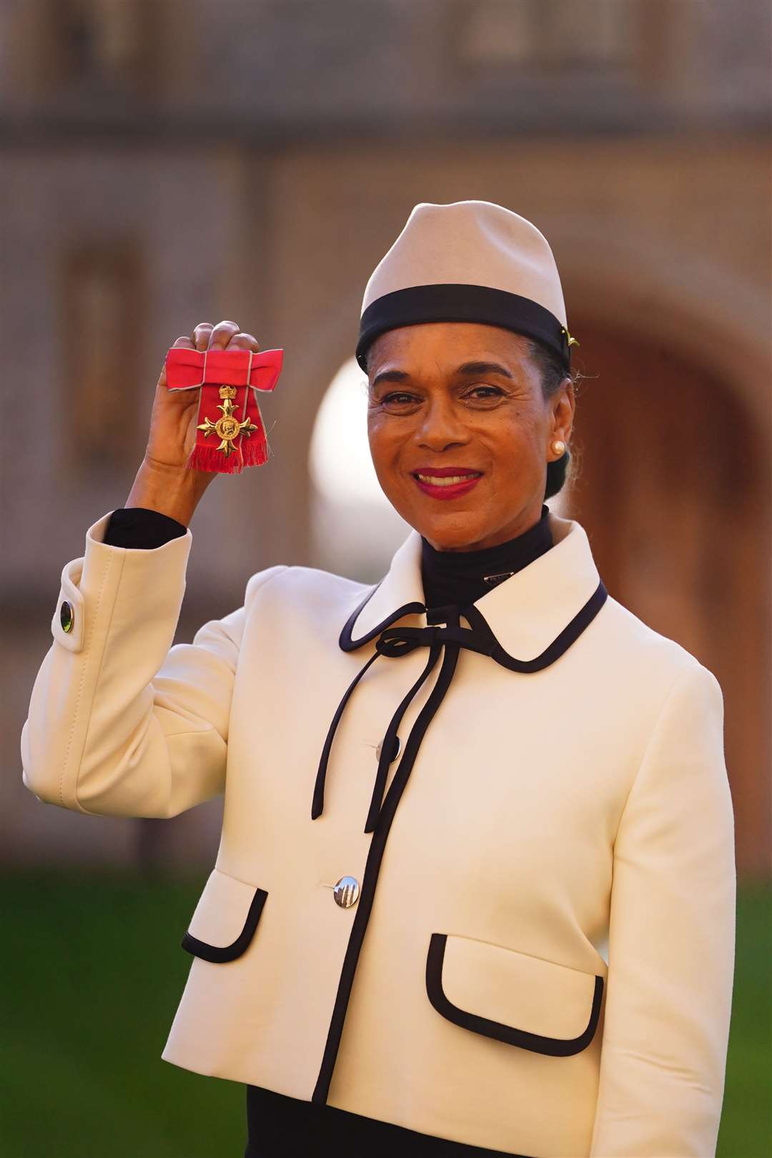 Singer and actress Pauline Black with her OBE (Victoria Jones/PA)