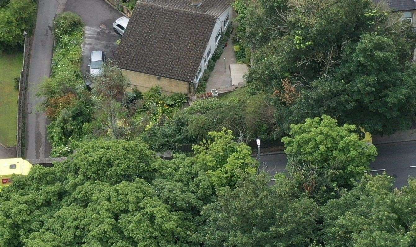 The road was closed for much of the day as police investigated. Picture: UKNIP