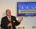 HOMECOMING: Charles Allen, chief executive of ITV, at the opening of Meridian's Maidstone Studios. Picture: JOHN WESTHROP