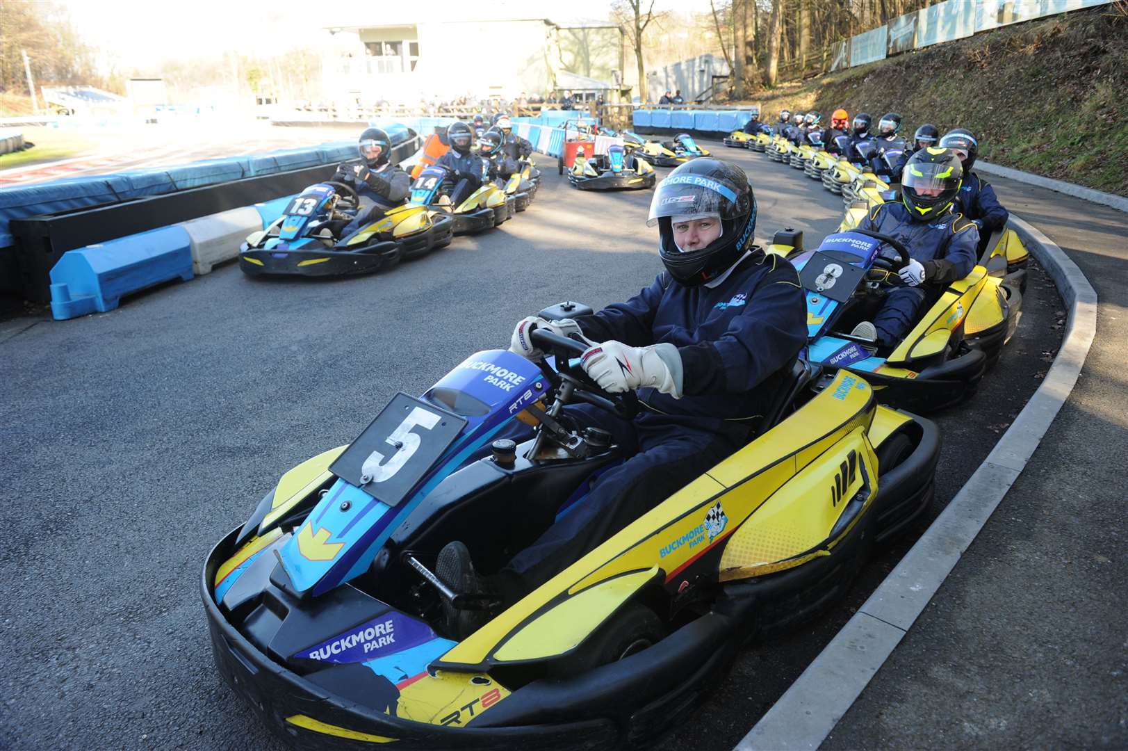 Hire karting is popular at Buckmore, but the pandemic has hit the circuit's finances. Picture: Steve Crispe