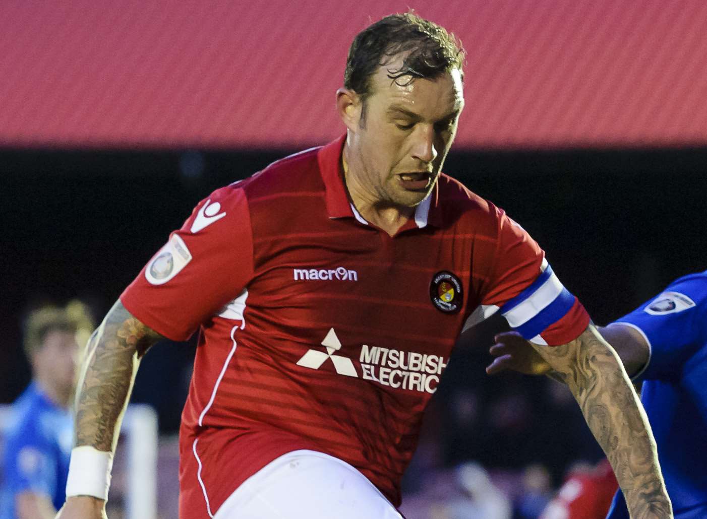 Ebbsfleet skipper Danny Kedwell Picture: Andy Payton