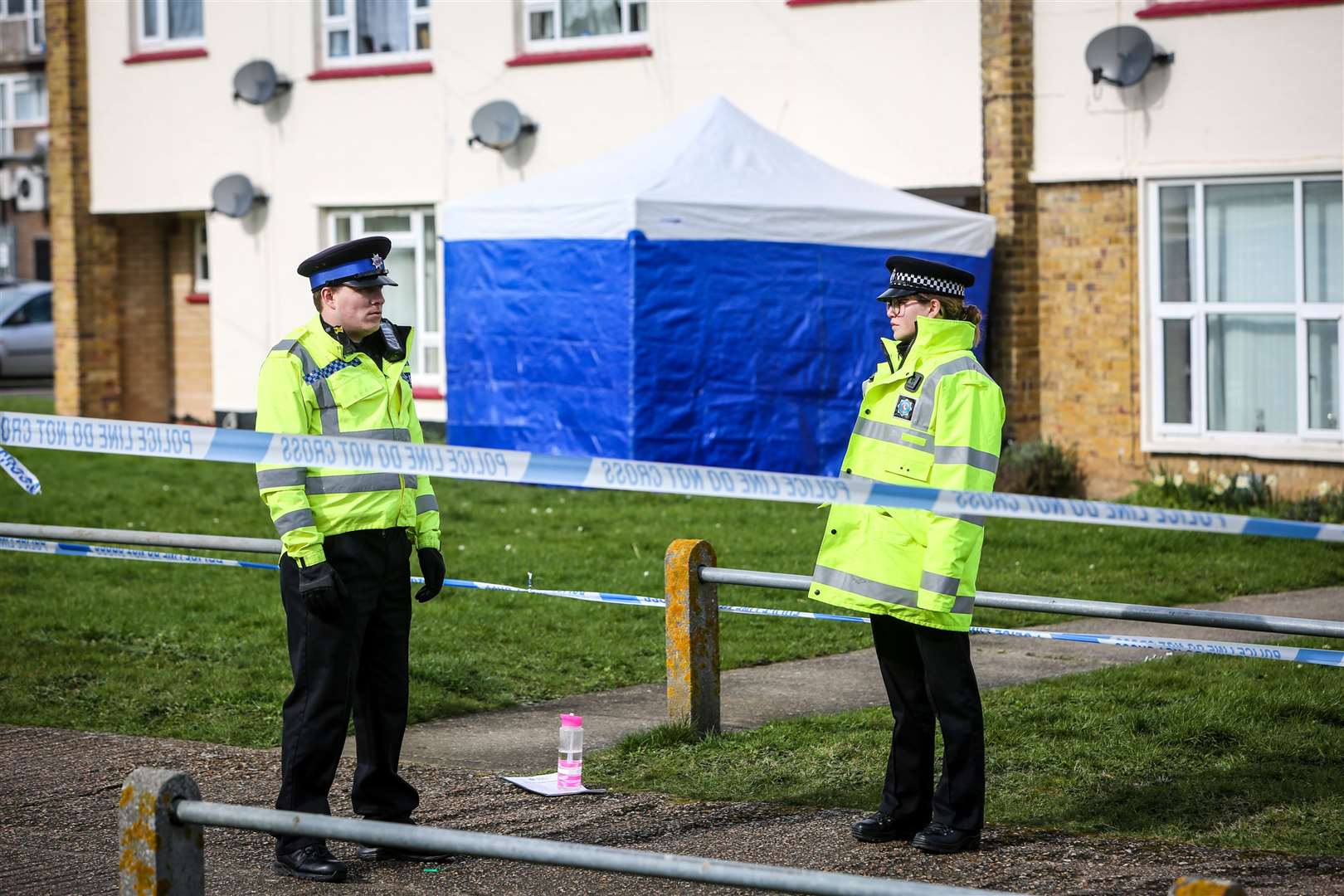 Mr Jenkins was shot dead at Winchester House, Cambridge Crescent, Shepway, Maidstone Picture: Matthew Walker