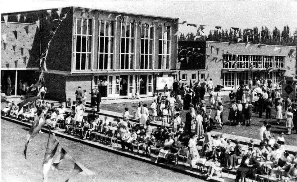 A school fete to raise funds for the swimming pool