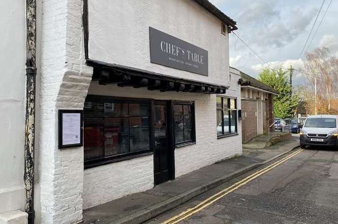 Chef's Table in King Street, West Malling