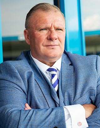 Steve Evans was handed the reins at Gillingham Picture: Ady Kerry