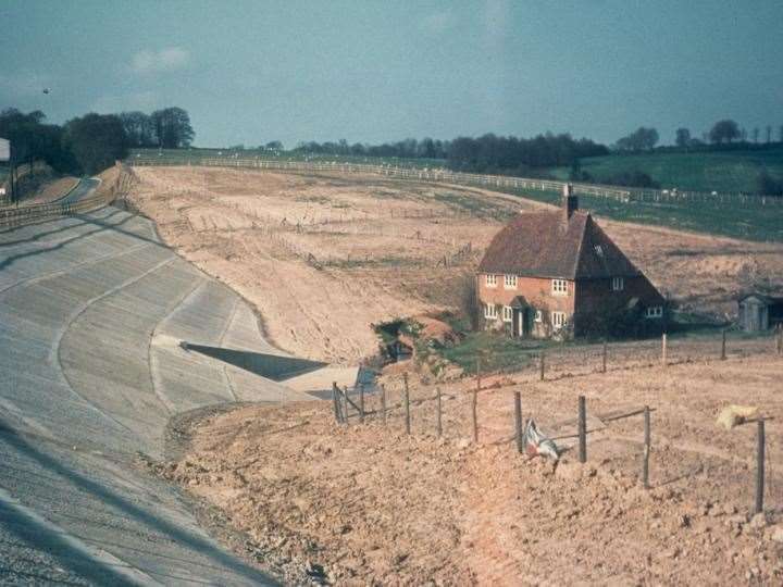 Tindalls Cottage was on the wrong side of the dam and had to be moved