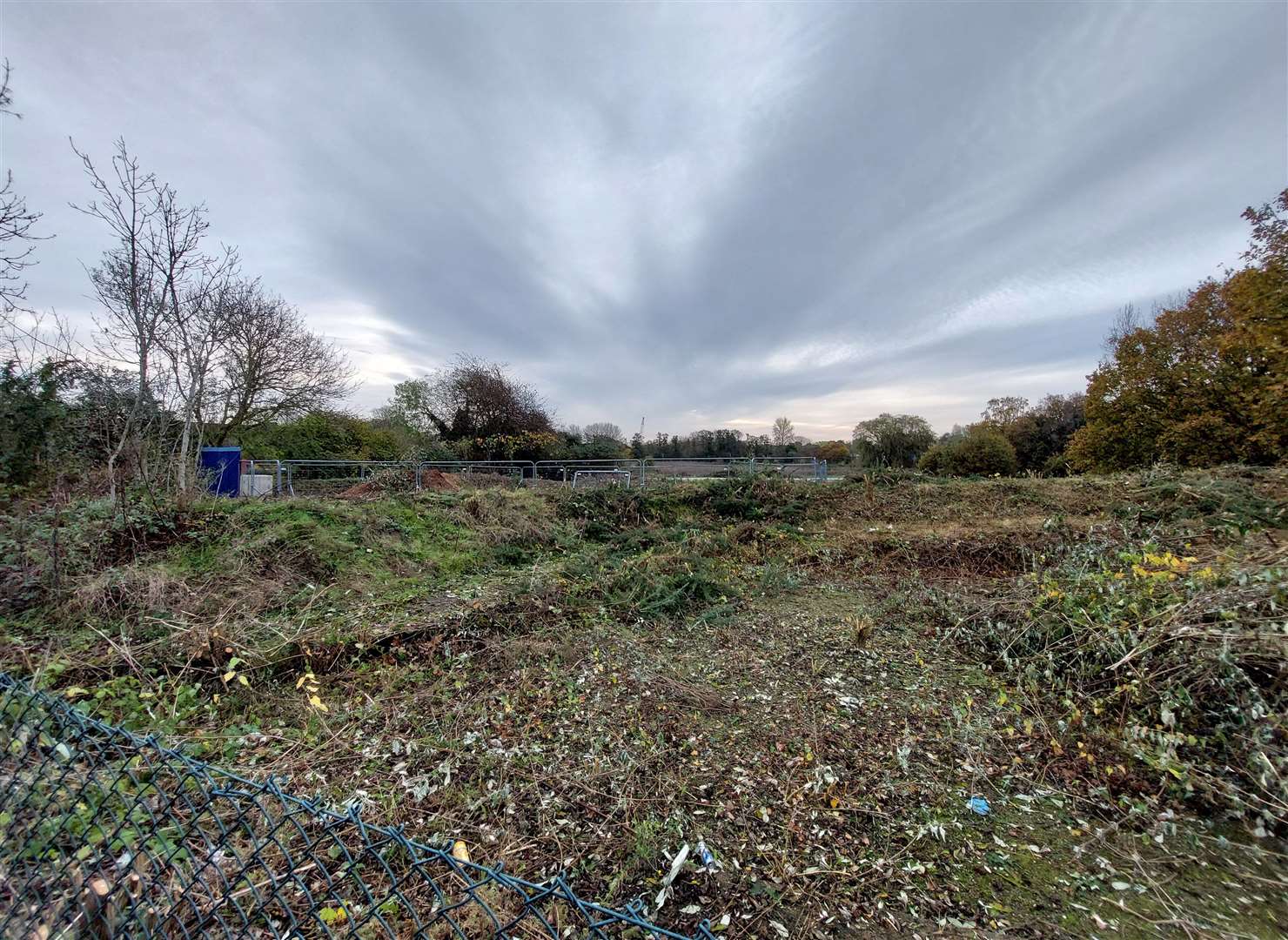 A large section of the new Aldi site in Canterbury Road has been cleared in the last week