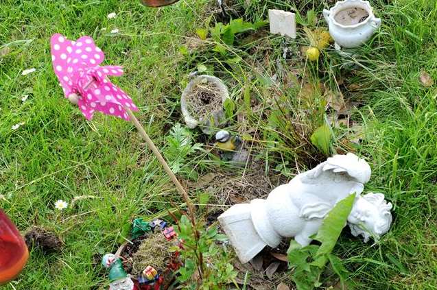 Graves have been desecrated at Chatham Cemetery