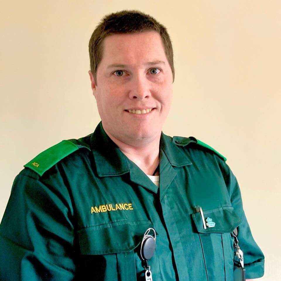 Matt Stephens from Barming is now part of the non-emergency ambulance crew