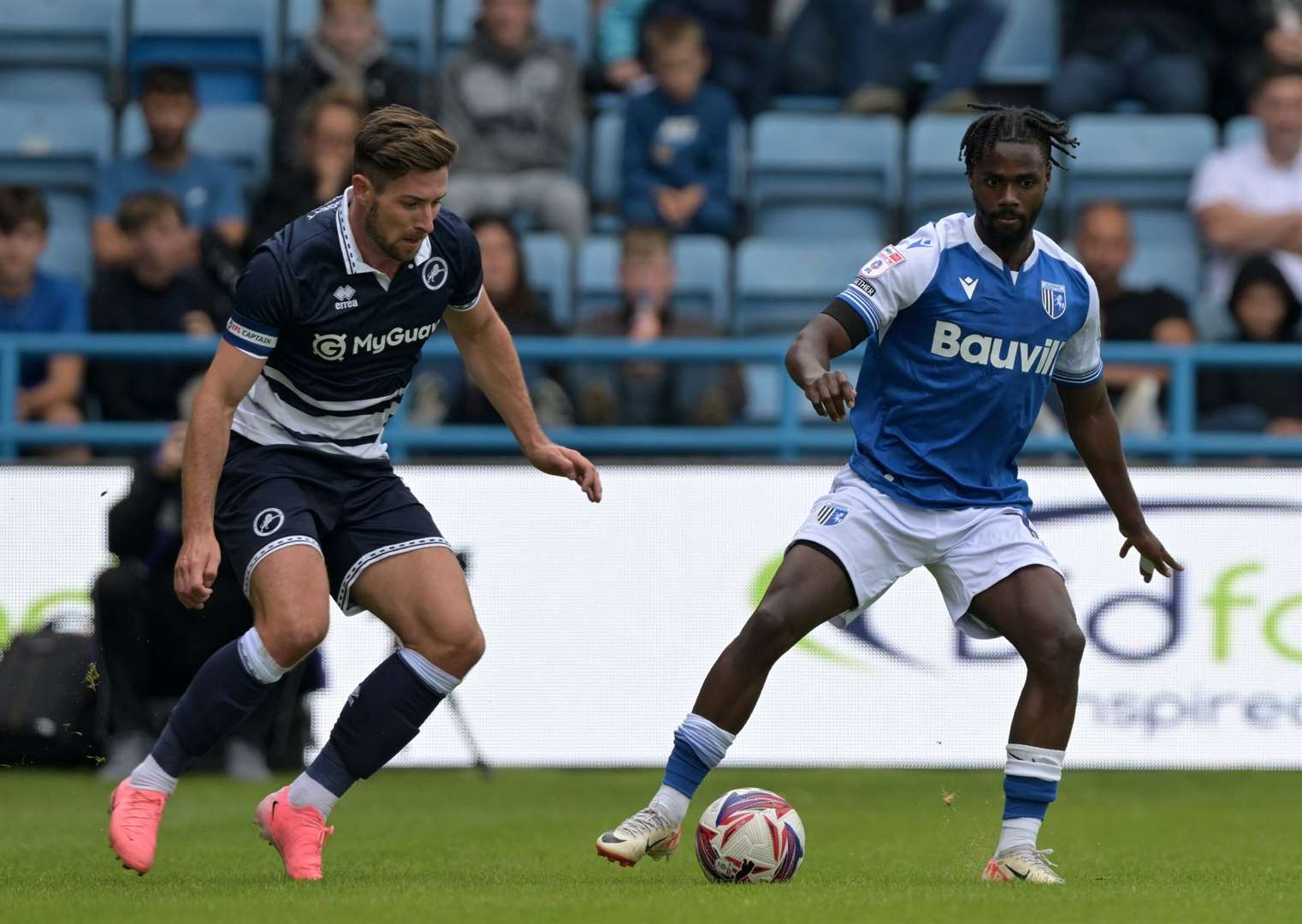 Aaron Rowe was among the new signings to play for Gillingham against Millwall on Saturday Picture : Keith Gillard