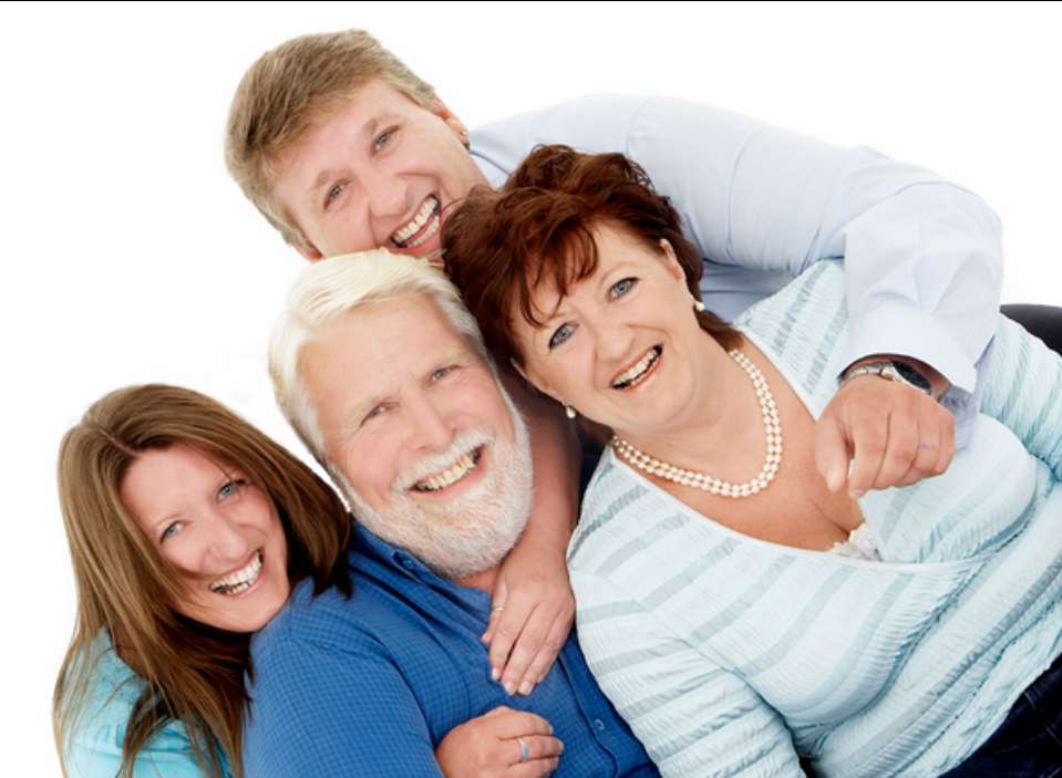 Tony Cheeseman with his family, wife Shirley, daughter Sara and son Martin