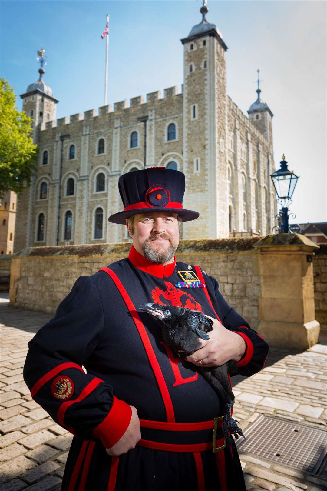 Ravenmaster Chris Skaife (Richard Lea-Hair/Historic Royal Palaces)