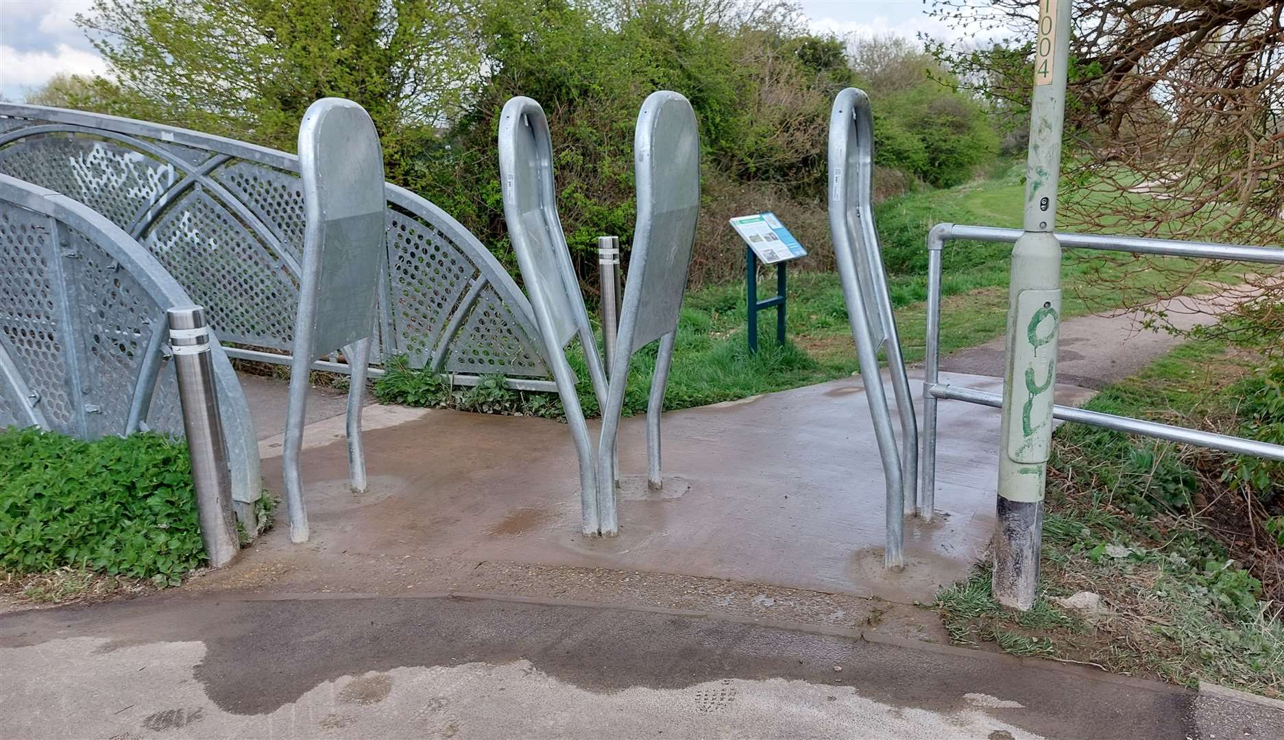 Four barriers have been installed in South Willesborough in total