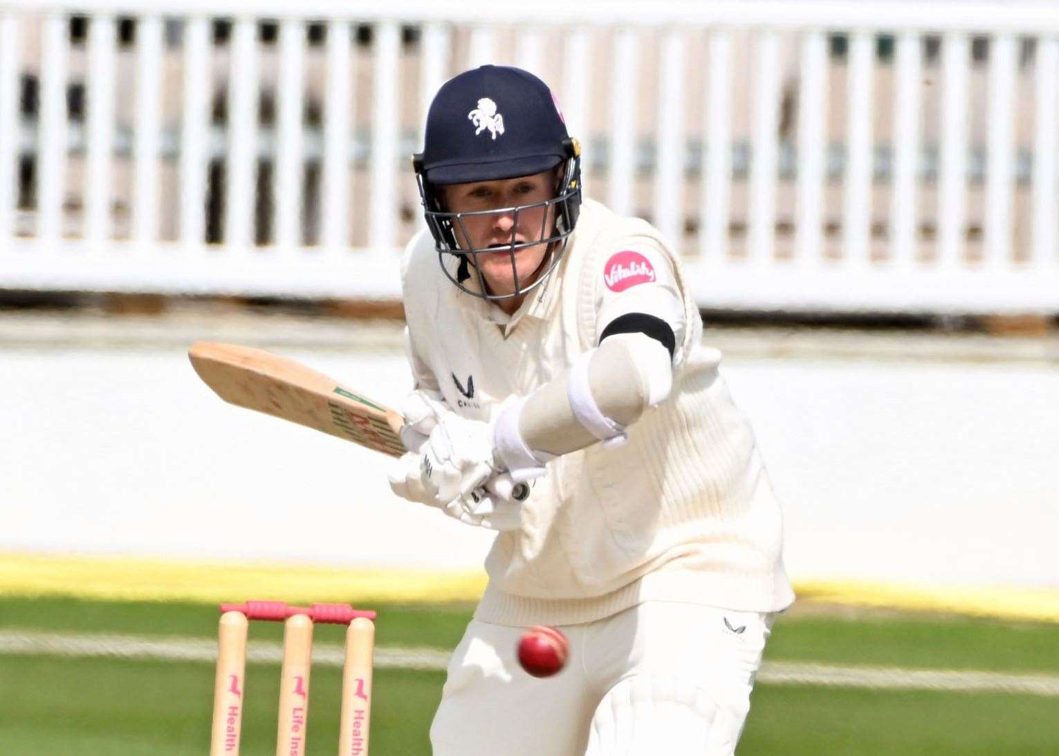 Matt Parkinson - was the final man to go for 10, as Kent were routed at home to Essex by an innings and 96 runs on Monday. Picture: Barry Goodwin