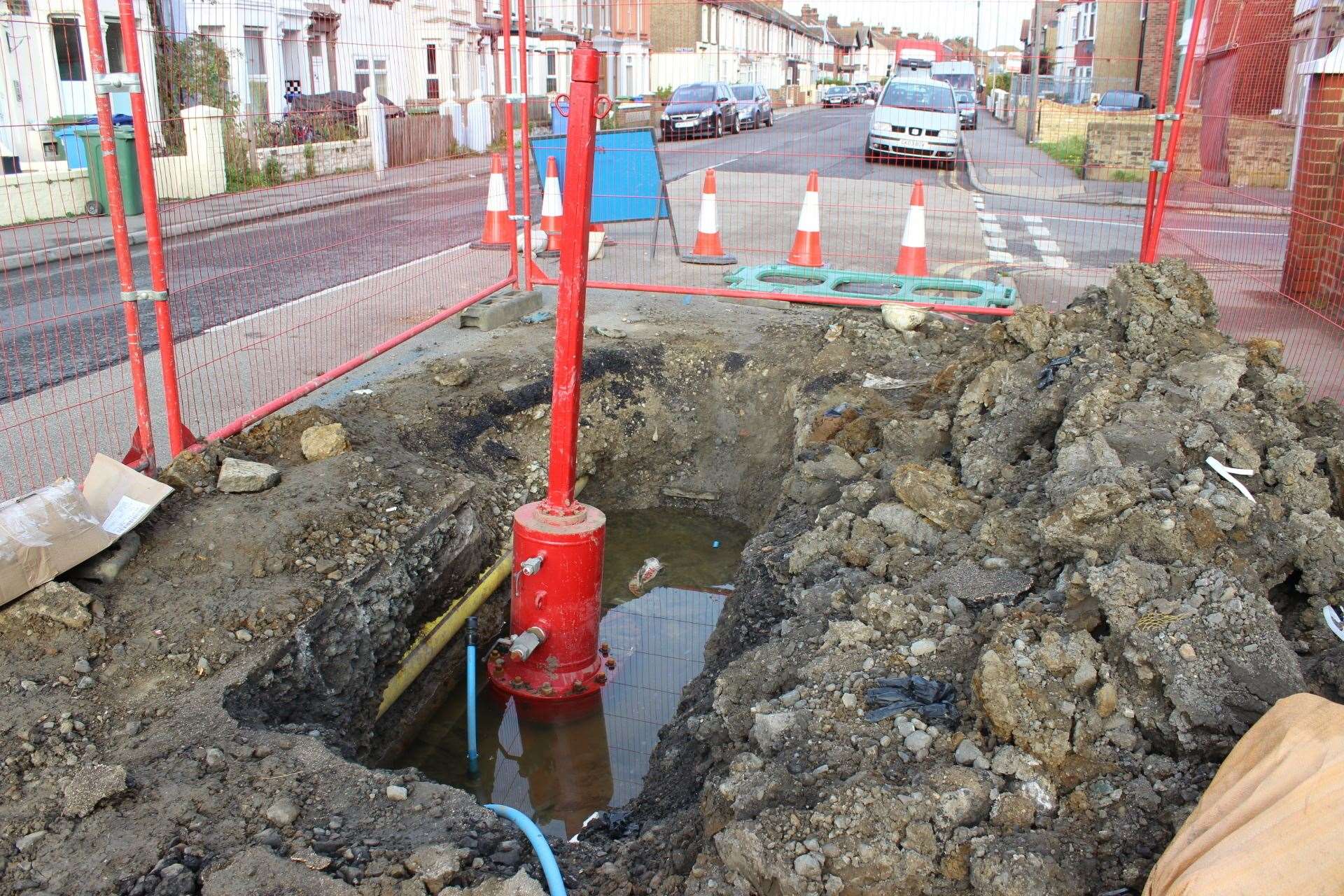 A specialist emergency valve had to be installed by a team from Derby the last time the water main in Sheerness High Street was repaired back in 2017