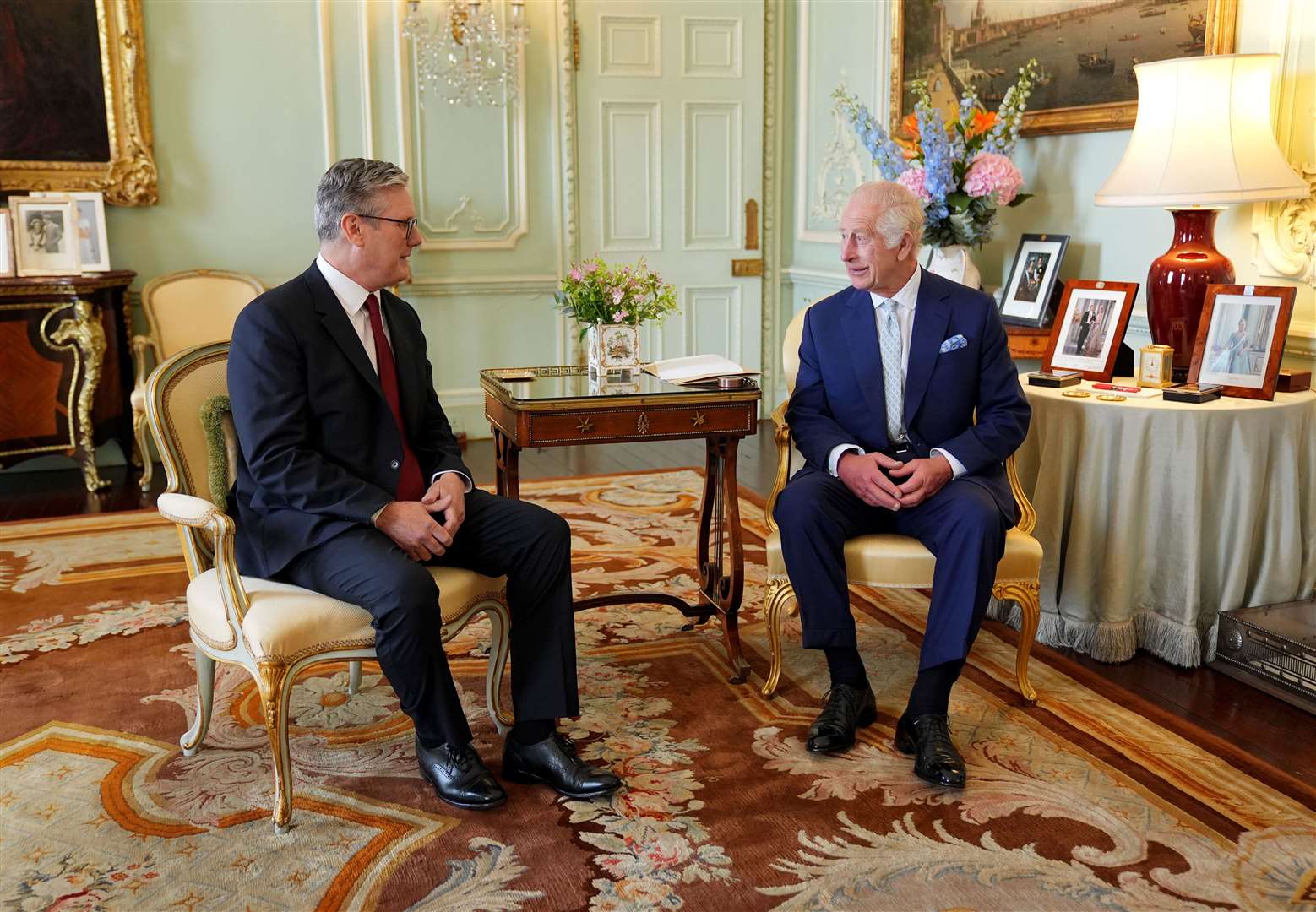 The King and Sir Keir hold weekly meetings when Parliament is sitting (Yui Mok/PA)