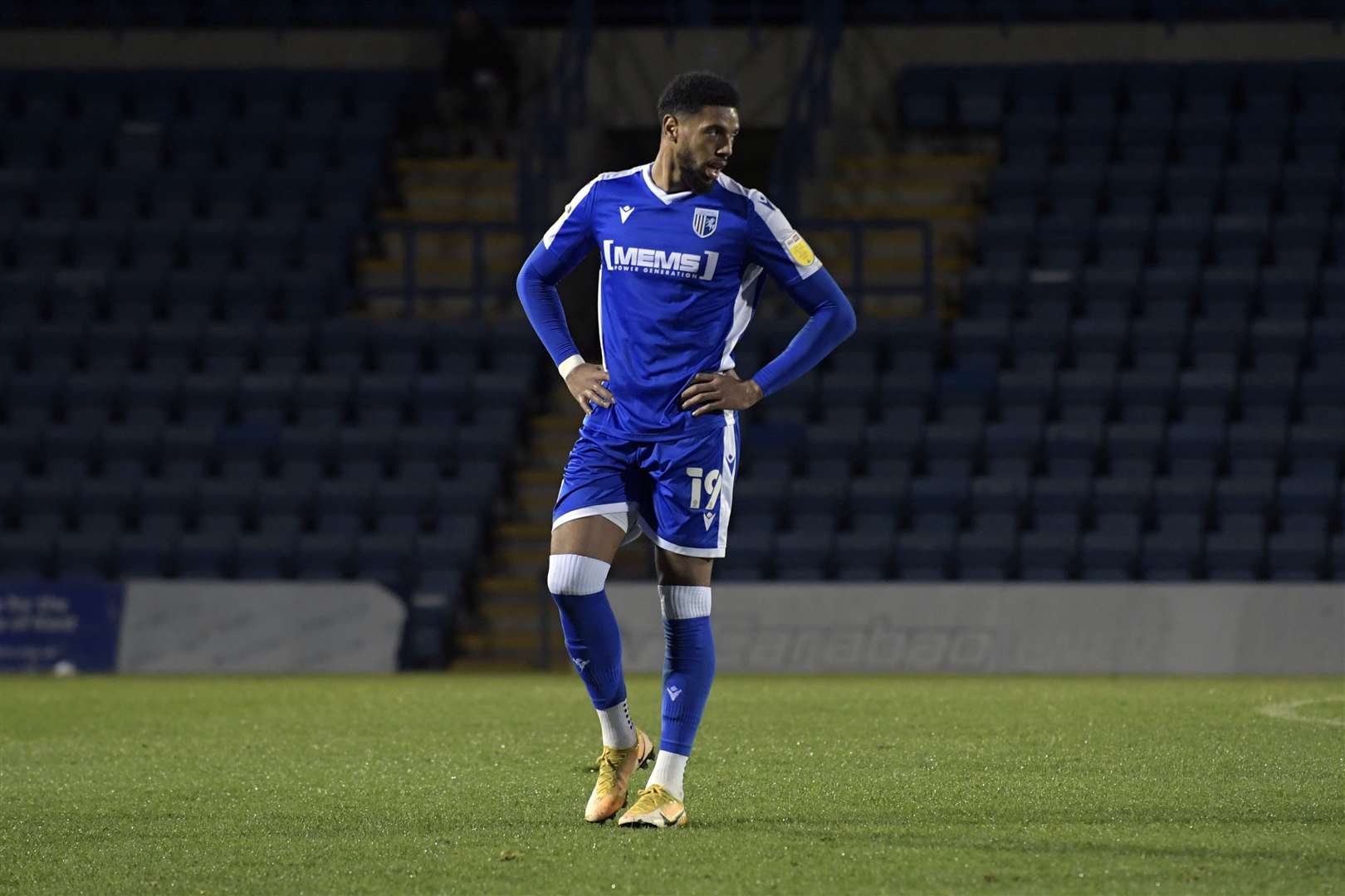 Fuming striker Vadaine Oliver felt he missed a great chance to score a third at Swindon Picture: Barry Goodwin