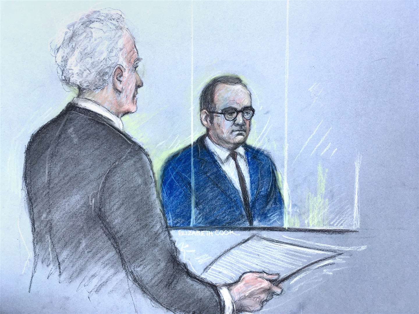 Spacey’s lawyer previously told a court the actor ‘strenuously denies any and all criminality’ (Elizabeth Cook/PA)