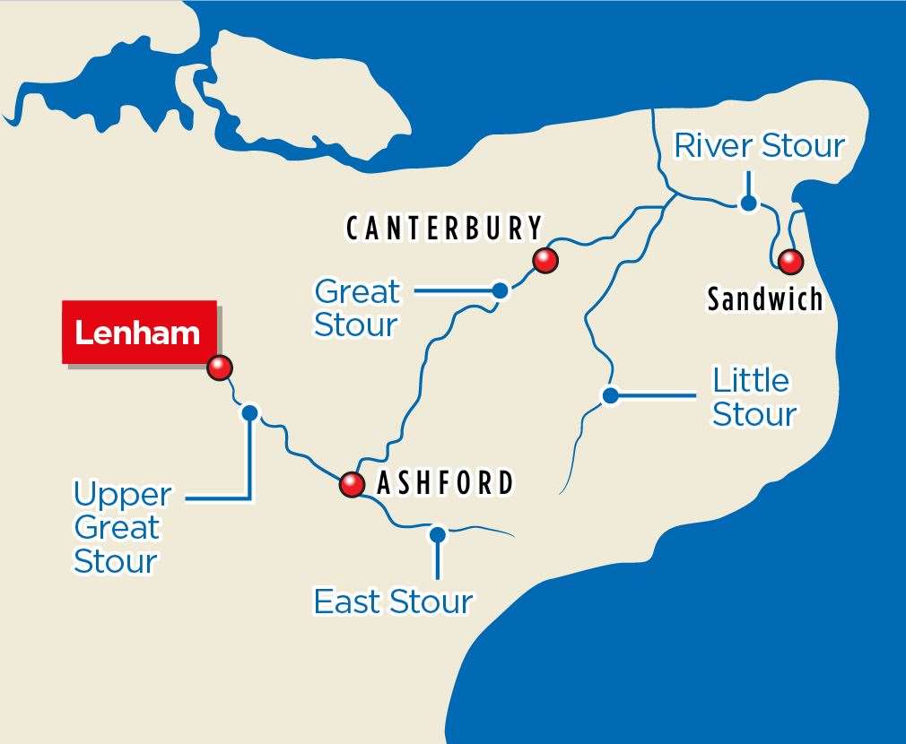 The tributaries of the River Stour