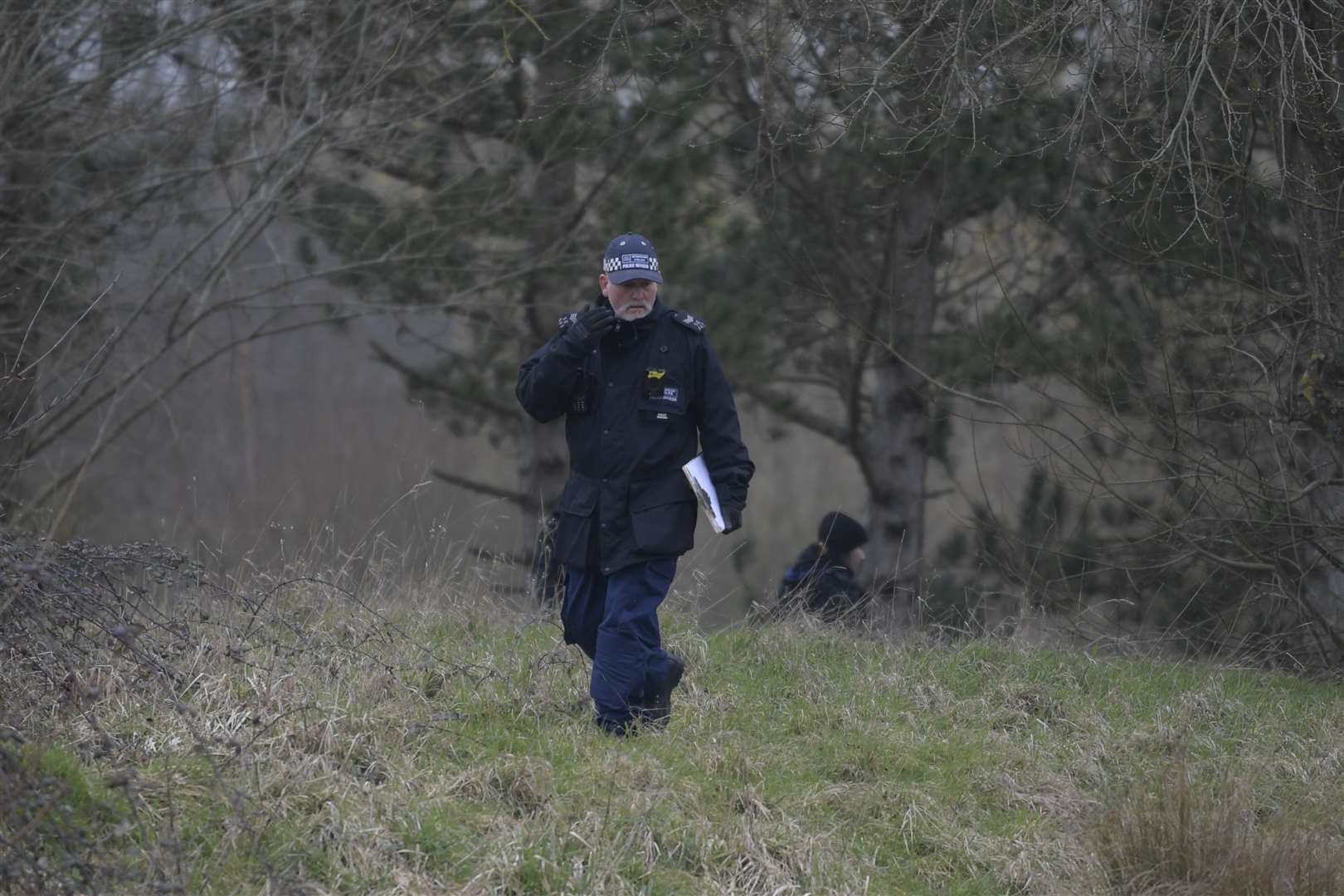 Police searching for Sarah in Great Chart, near Ashford. Picture: Barry Goodwin
