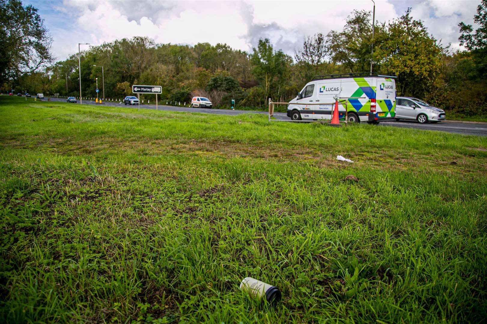 It seems many motorists just chuck their drinks cans and coffee cups out the car window