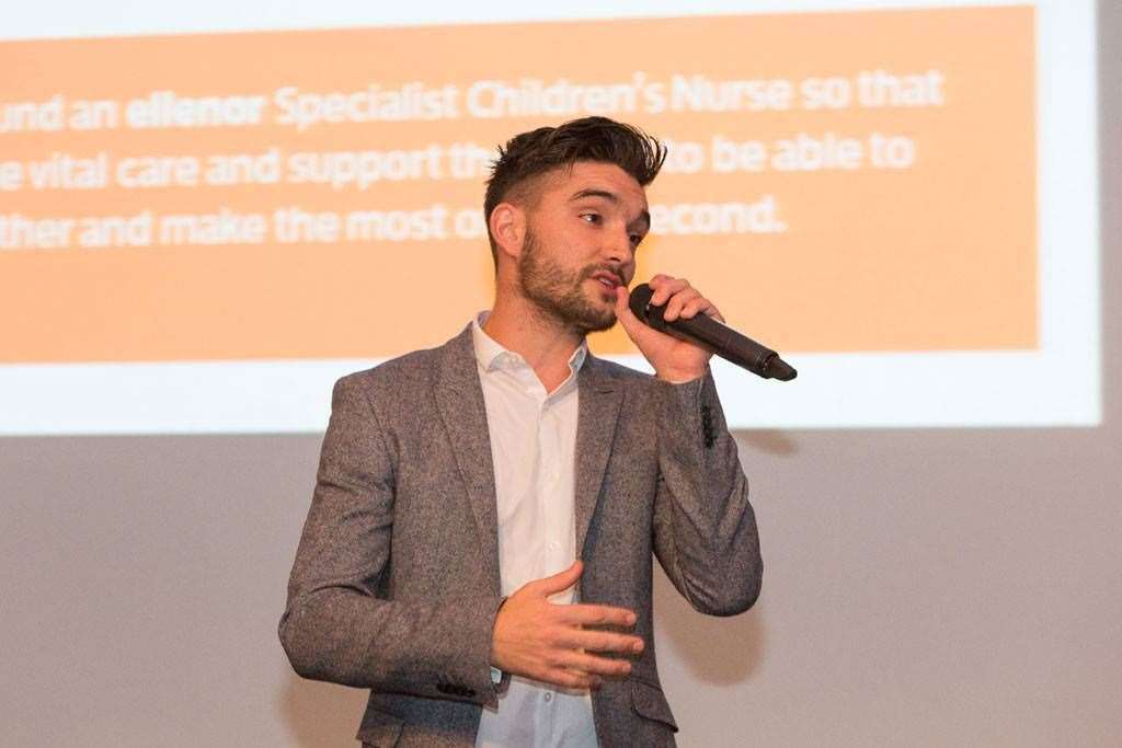 Tom performing at one of ellenor's annual ball's in 2016