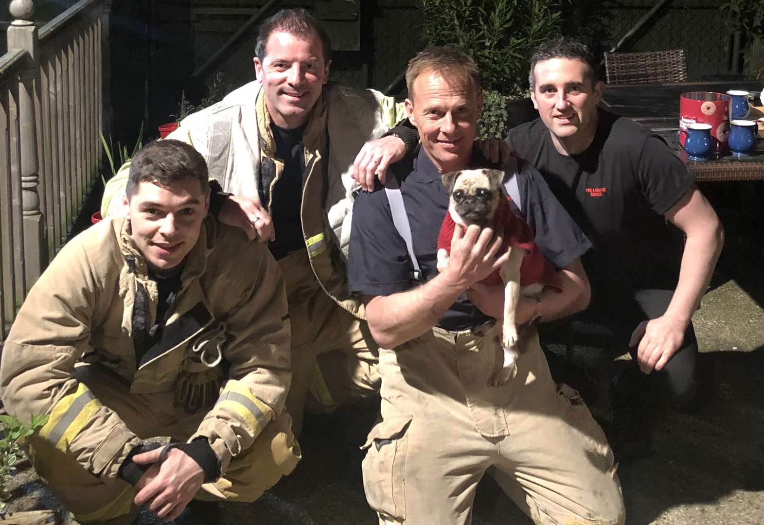 Fire Crews Rescue Kiki The Pug From A Well In Meresborough Road, Rainham