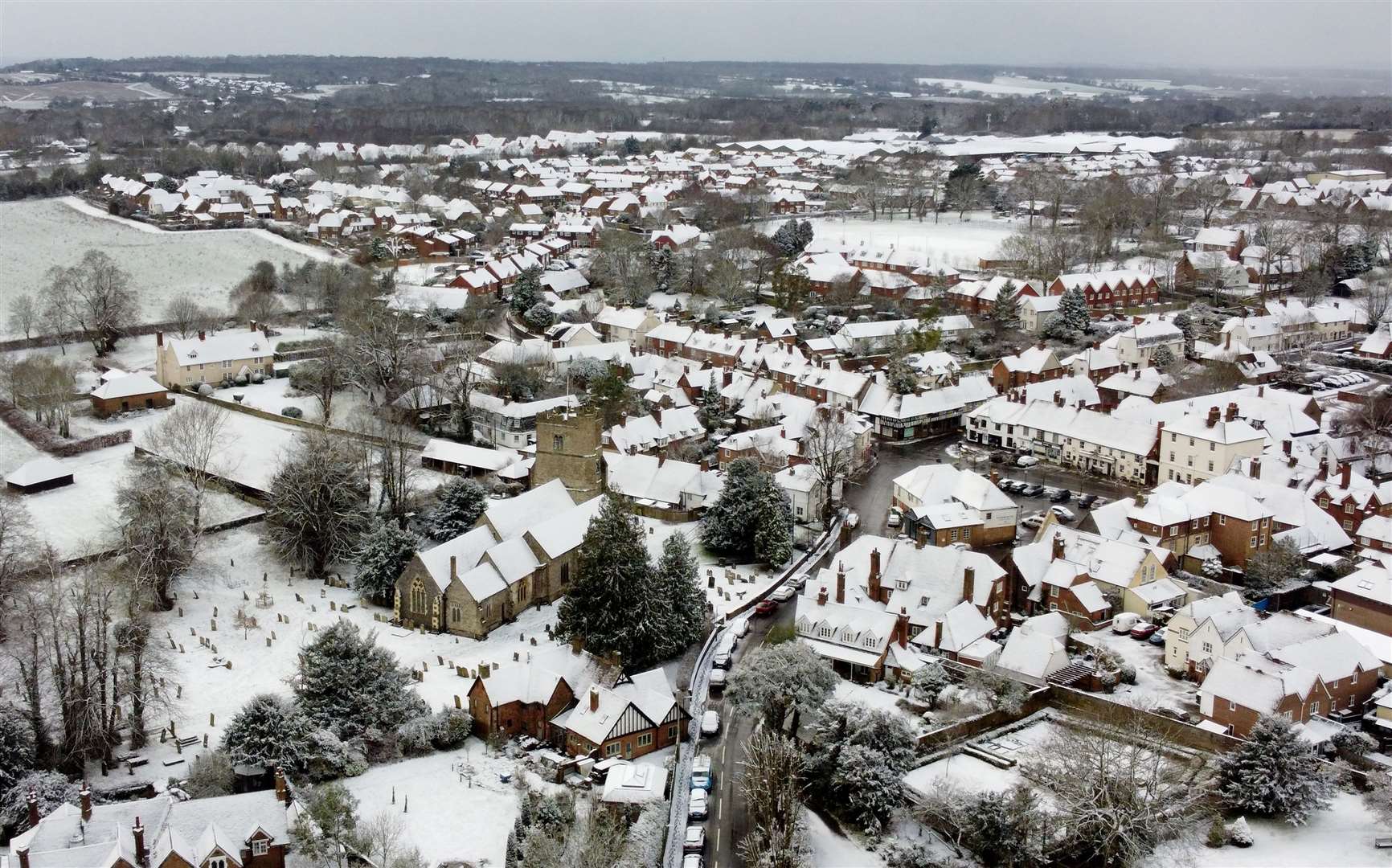 People are being advised to check on friends and neighbours during the cold weather (Gareth Fuller/PA)