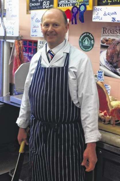 Owner of Richardson's Butchers Ray Richardson