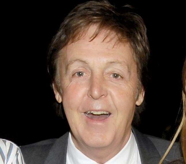 Sir Paul McCartney enjoyed a family dinner at Boys Hall in Ashford. Picture: Barbara Normile/GOSH