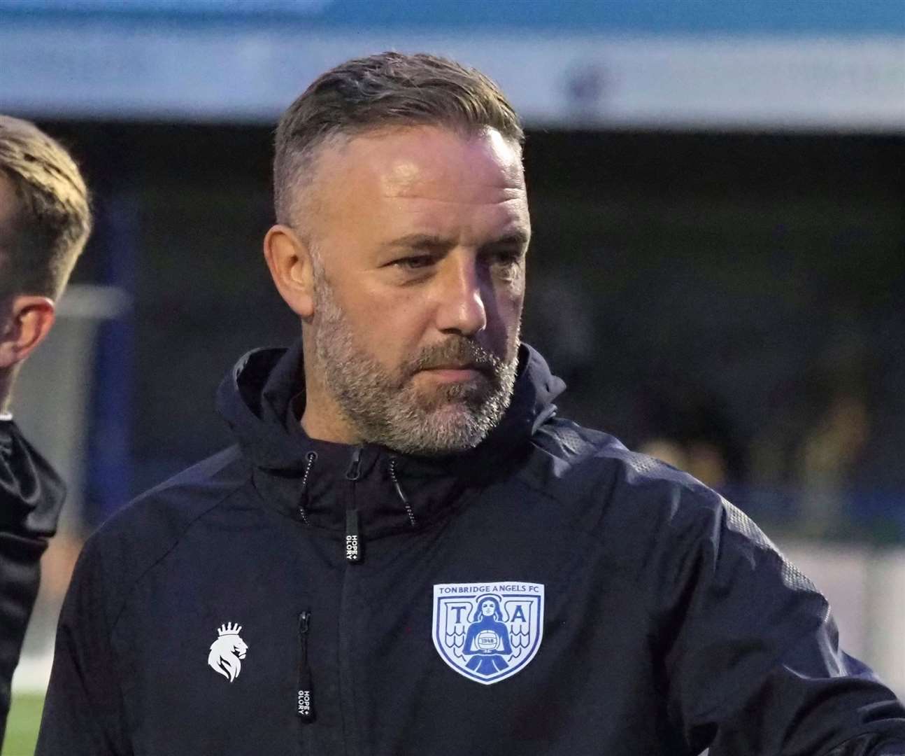 Tonbridge Angels manager Jay Saunders. Picture: David Couldridge.