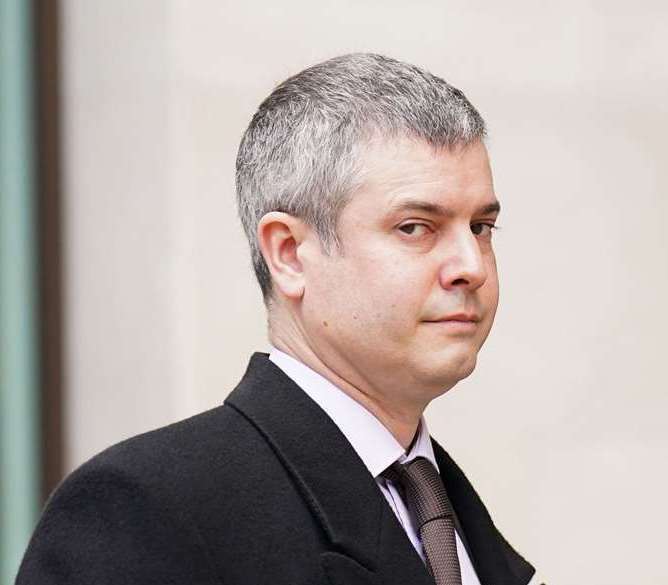 PC Matthew Peall, based in Canterbury, is on trial at Southwark Crown Court in London. Picture: James Manning/PA