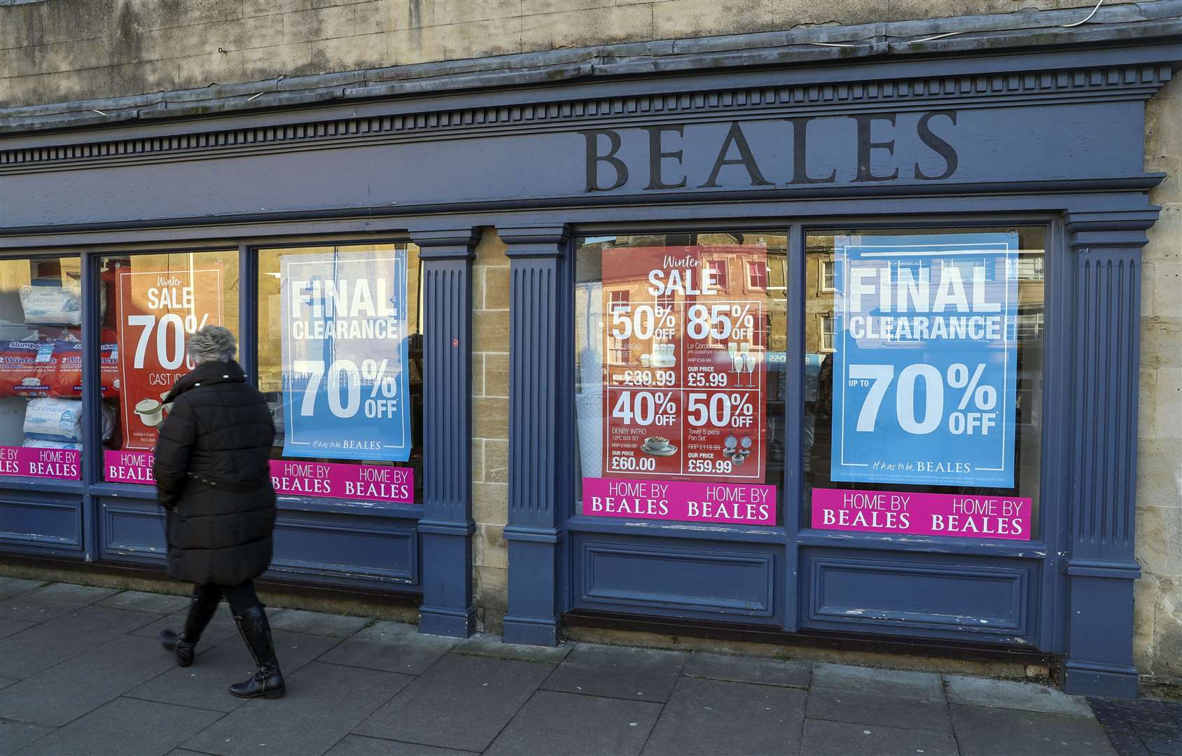 The collapse of Beales was accelerated by the coronavirus pandemic in March (Steve Parsons/PA)