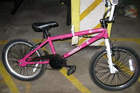 Police would like to trace the owner of this pink bike