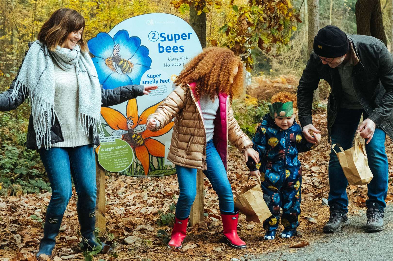 The Superworm trail. Image credit: Forestry England/ Crown